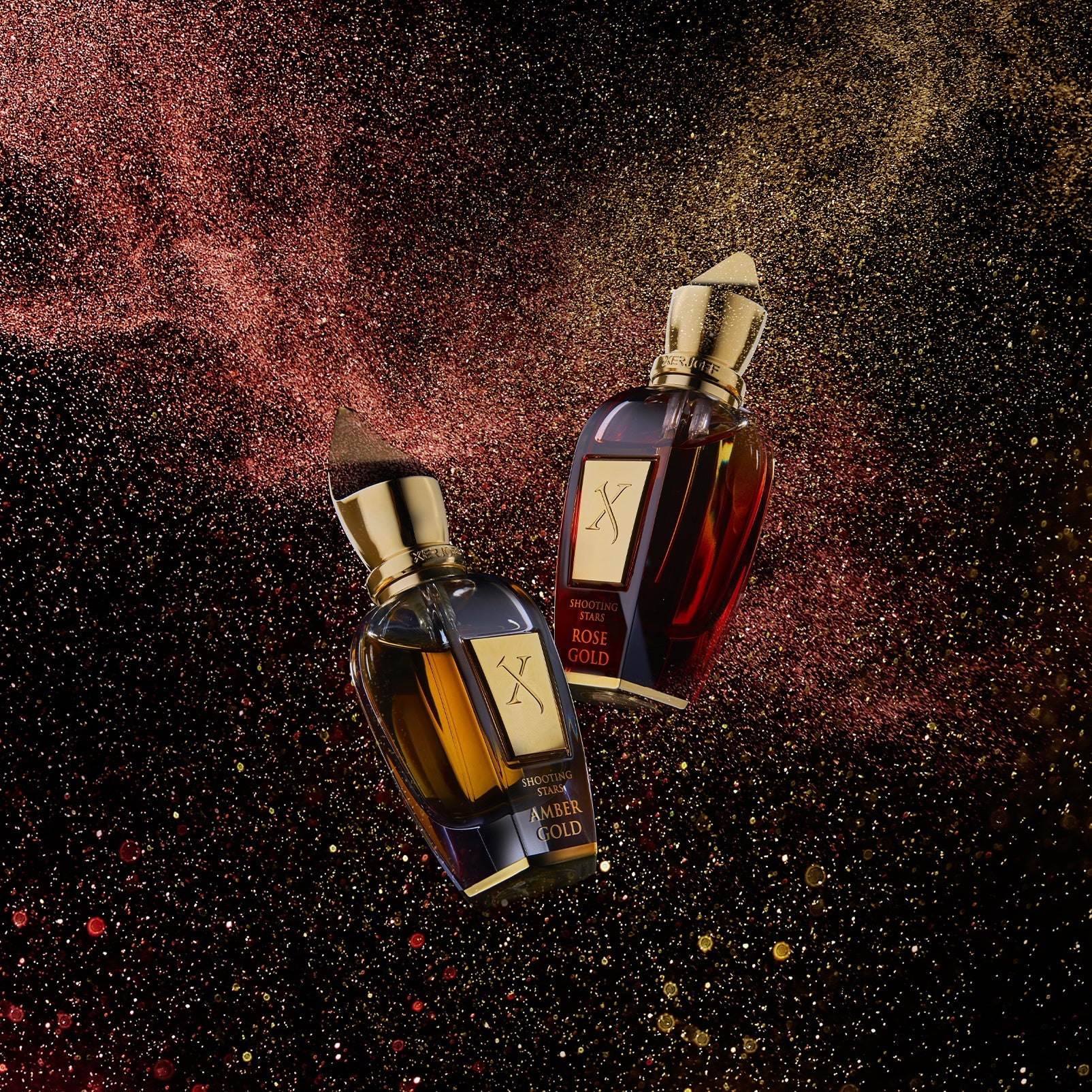 Amber Gold & Rose Gold